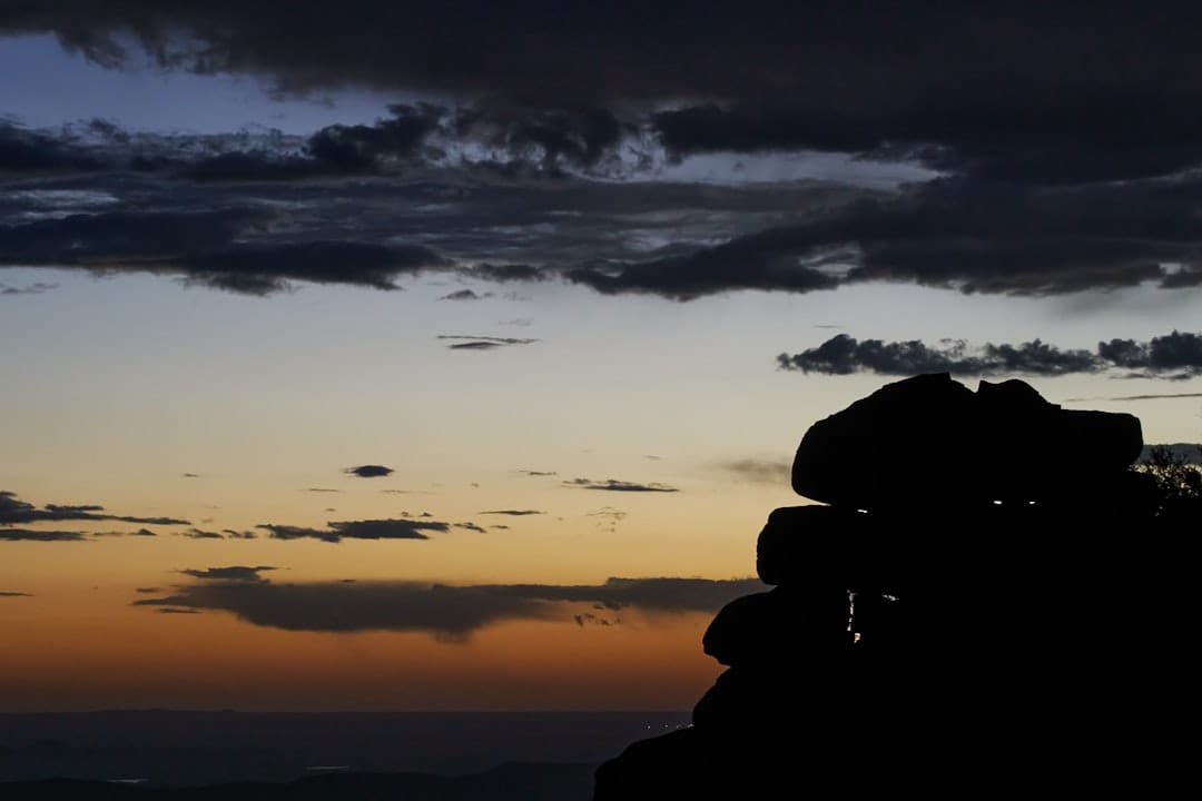 enchanted rock sunset landscape on texas hill country road trip