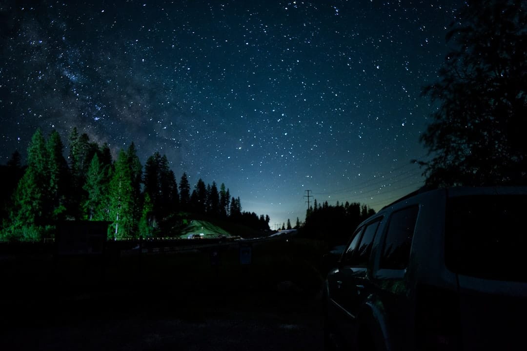 milky way night sky camping at magnolia branch alabama